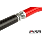 FIAT 500 Front Brace Bar by MADNESS - Carbon Fiber - Gloss Red - Scratch & Dent